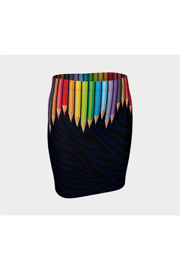 Color Pencil Art Athletic Top - Objet D'Art