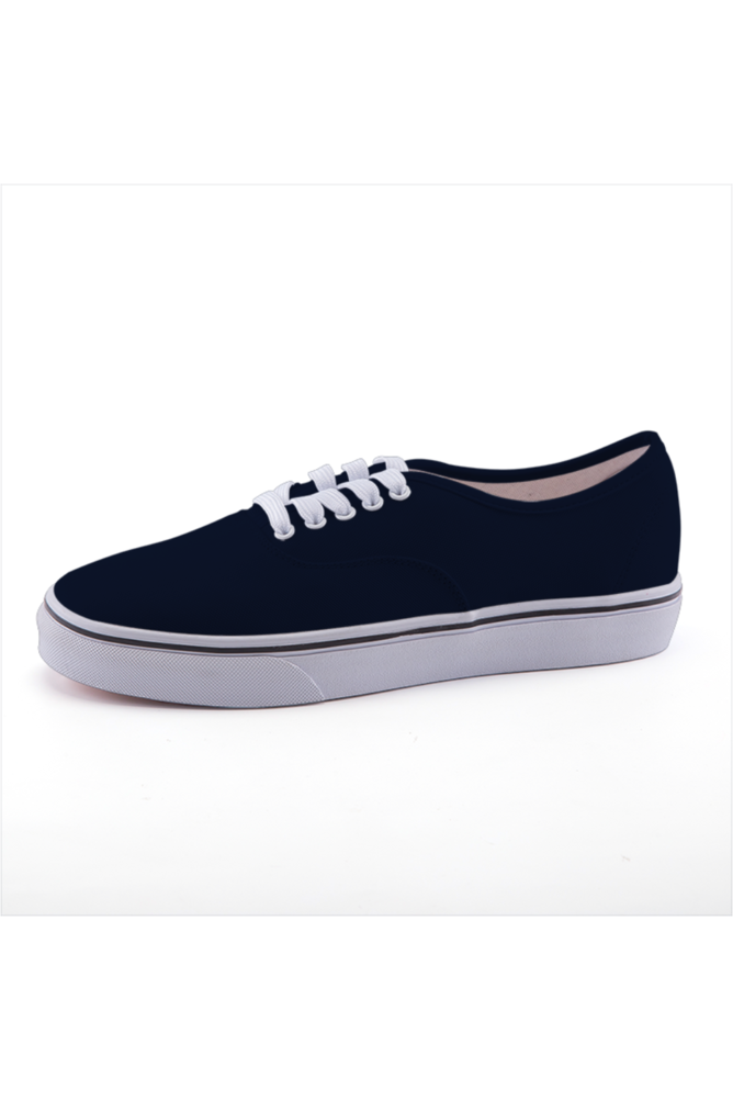 Blue Canvas Low-top Shoes - Objet D'Art