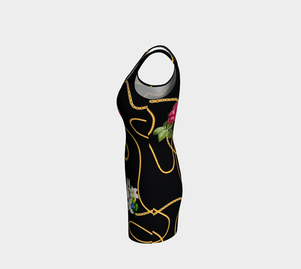 Chained Maiden Bodycon Dress - Objet D'Art