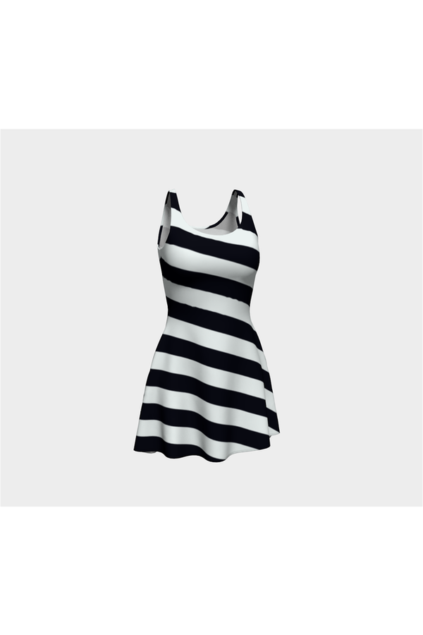 Bold Stripe Flare Dress - Objet D'Art Online Retail Store