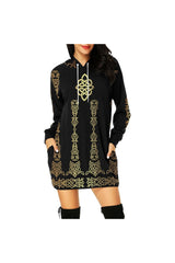 Celtic Bronze Hoodie Mini Dress - Objet D'Art