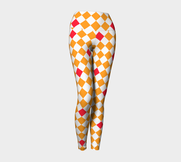 Harlequin Heights Yoga Leggings - Objet D'Art