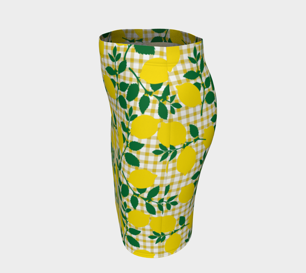 Lemon and Gingham Fitted Skirts - Objet D'Art