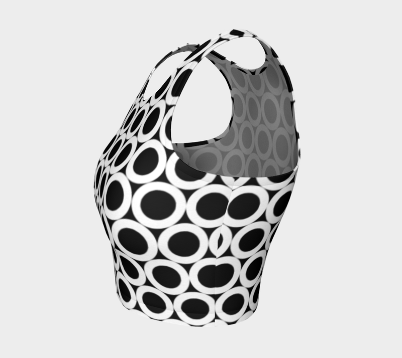 Big Oh Athletic Crop Top - Objet D'Art