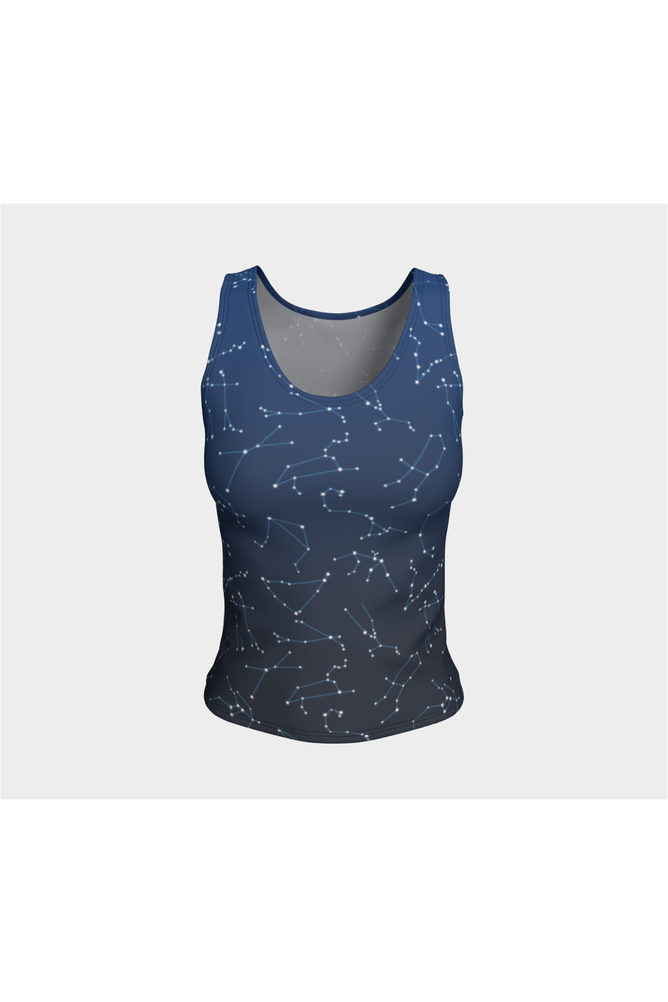 Zodiac Constellation Fitted Tank Top - Objet D'Art