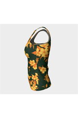 Floral Fitted Tank Top - Objet D'Art