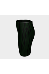 Vintage Striped Cheer Fitted Skirt - Objet D'Art