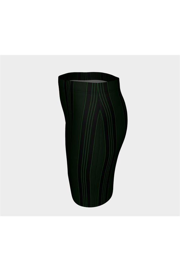 Vintage Striped Cheer Fitted Skirt - Objet D'Art