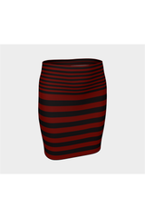 Striped Fitted Skirt - Objet D'Art