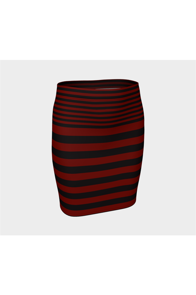 Striped Fitted Skirt - Objet D'Art