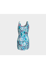 Floral Love Bodycon Dress - Objet D'Art