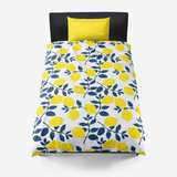 Lemon Print Microfiber Duvet Cover - Objet D'Art