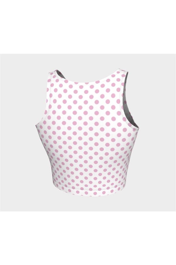 Pink Polka dot Athletic Top - Objet D'Art