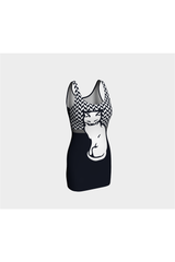 Sitting Cat Bodycon Dress - Objet D'Art