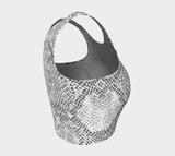 Snakeskin Athletic Crop Top - Objet D'Art