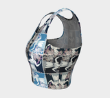 Vintage Athletic Crop Top - Objet D'Art