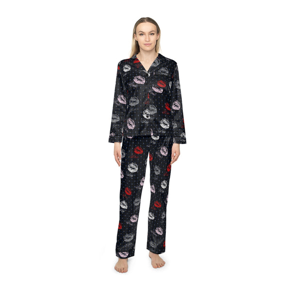 Women's Satin Pajamas (AOP) - Objet D'Art