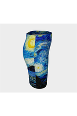 Let's Gogh Starry Nights Fitted Skirt - Objet D'Art