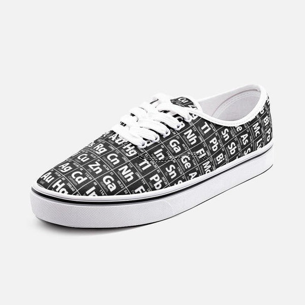 Periodic Table Unisex Canvas Sneakers - Objet D'Art