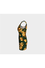 Floral Bodycon Dress - Objet D'Art