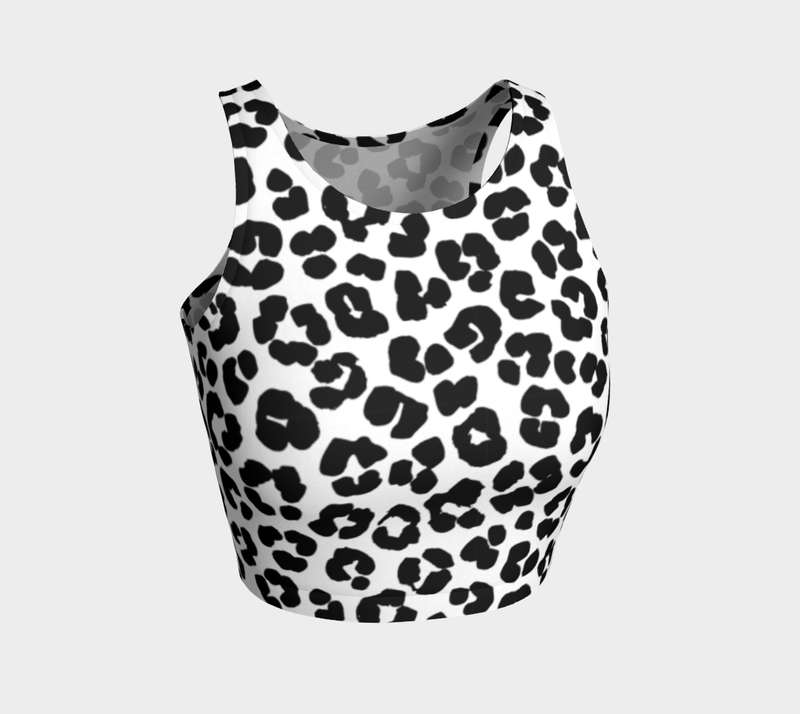 Leopard Print Crop Top - Objet D'Art