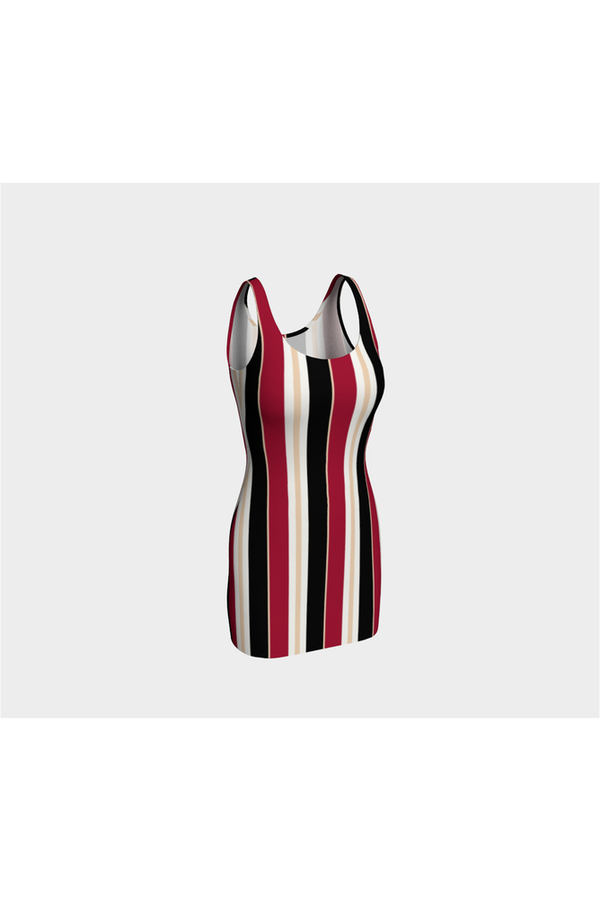 Striped Bodycon Dress - Objet D'Art