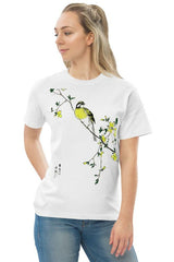 Japanese Meadow Bunting Adult quality tee - Objet D'Art