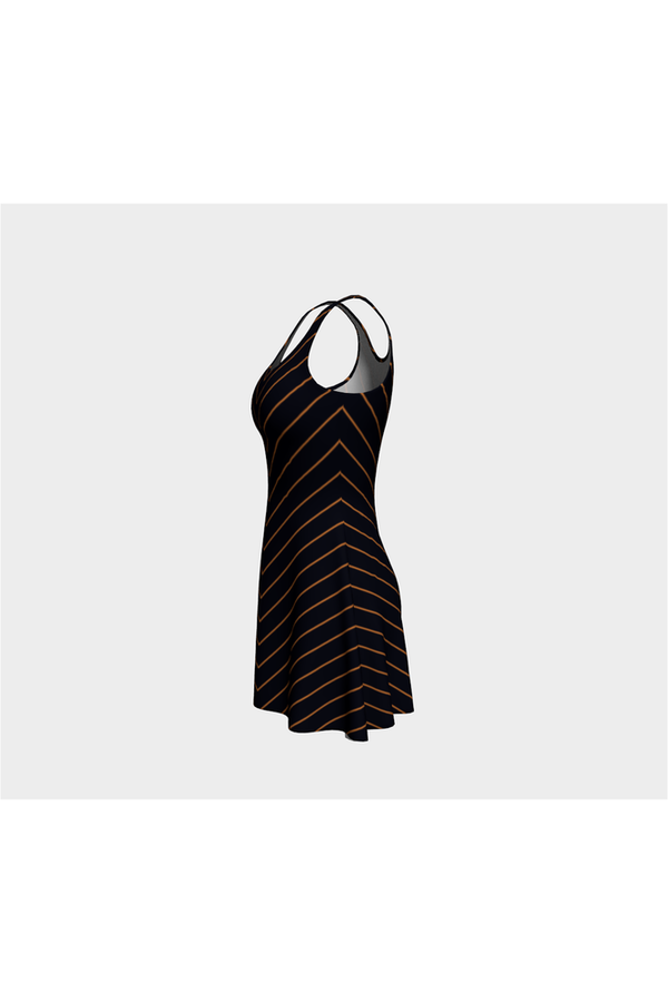 V-Stripes Flare Dress - Objet D'Art