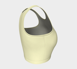 Lemon Merengue Athletic Crop Top - Objet D'Art