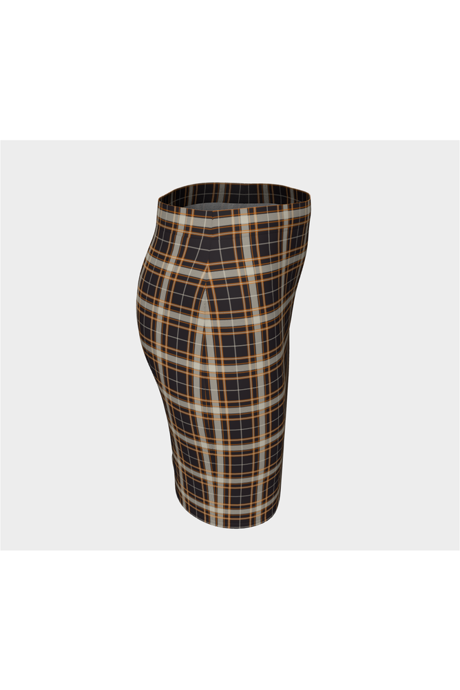 Coffee and Cream Fitted Skirt - Objet D'Art
