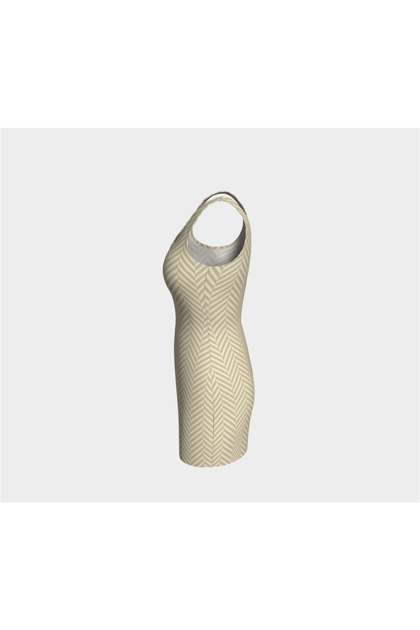Soybean & Sweet Corn Bodycon Dress - Objet D'Art