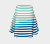 Striped Flare Skirt - Objet D'Art