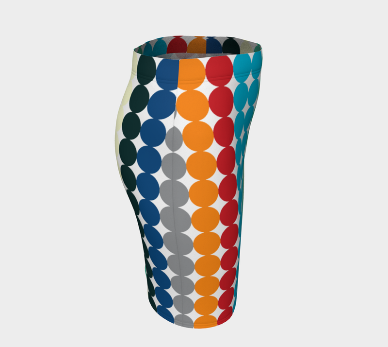 Color World Fitted Skirt - Objet D'Art