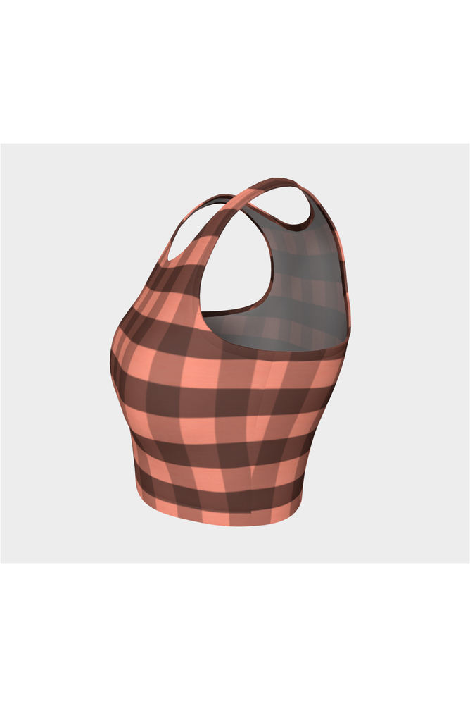 Plaid Bare Athletic Top - Objet D'Art