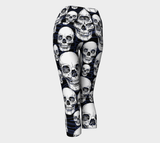 Skull Nation yoga Capris - Objet D'Art