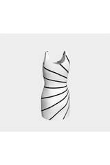 Radial Burst Bodycon Dress - Objet D'Art