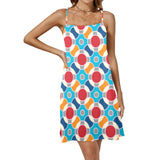 atomic dress 10 Drawstring Neck Sleeveless Dress (Model D68) - Objet D'Art