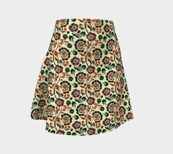 Floral Bouquet Flare Skirt - Objet D'Art