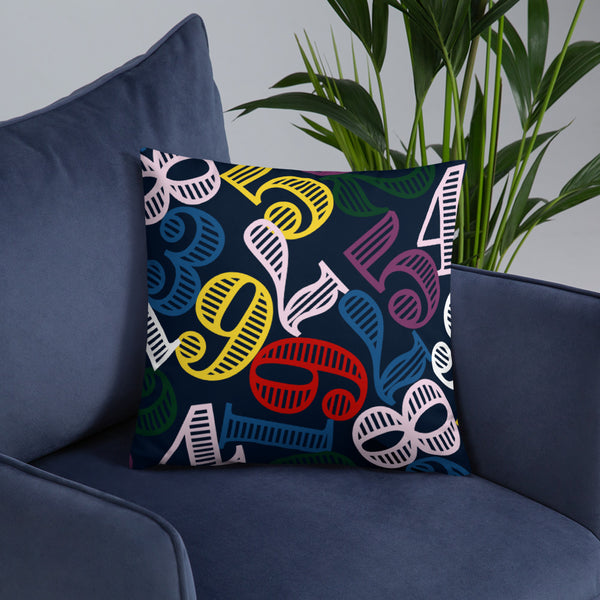 Numbers Pillow - Objet D'Art