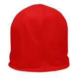 Red Print Beanie - Objet D'Art