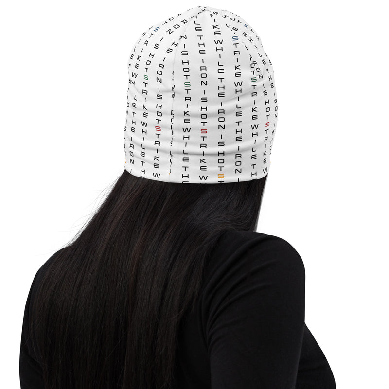 Strike While the Iron is Hot Beanie - Objet D'Art