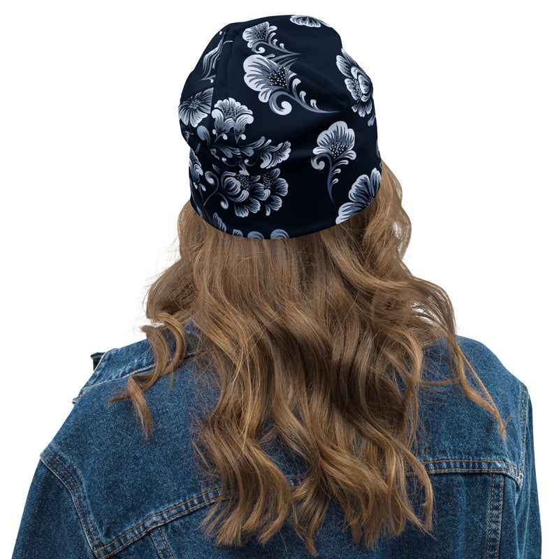 Misty Floral Beanie - Objet D'Art
