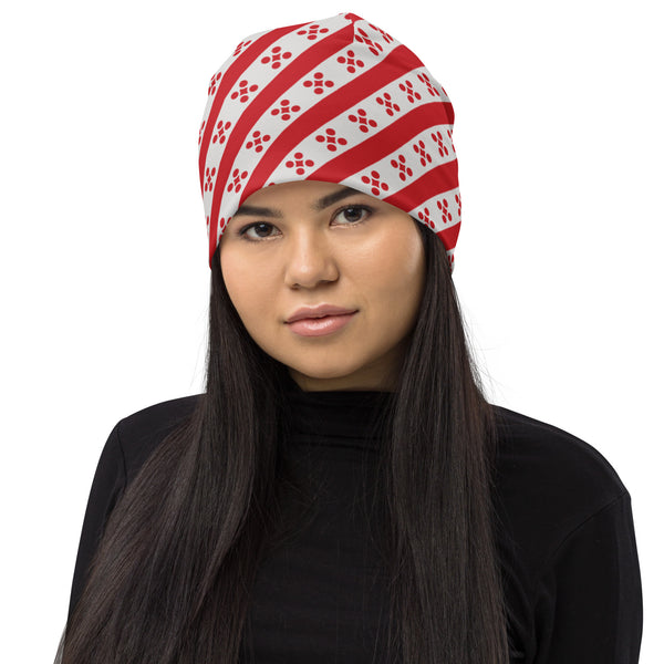All-Over Print Beanie - Objet D'Art