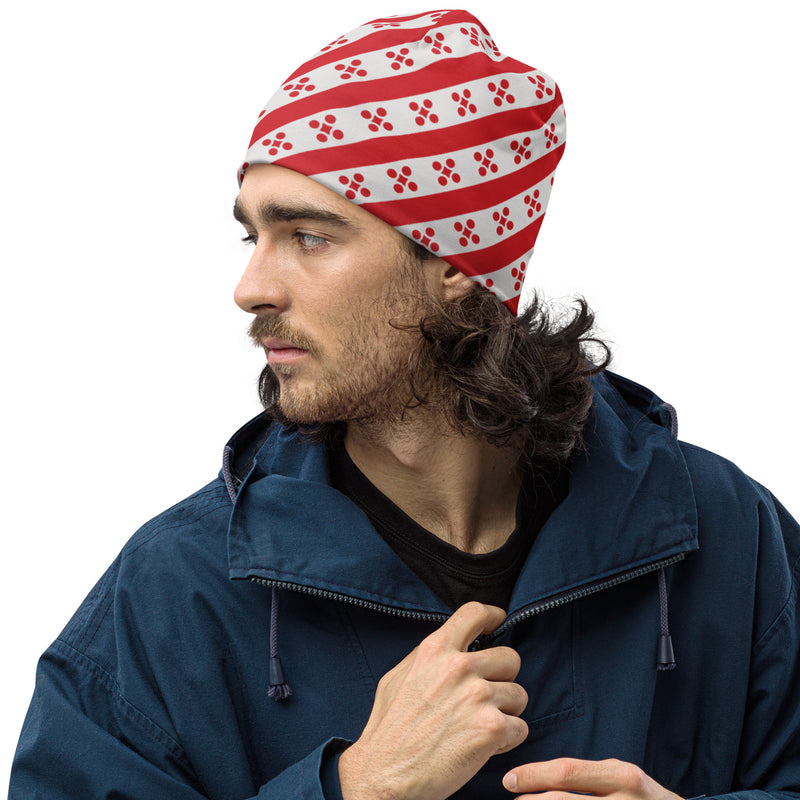 All-Over Print Beanie - Objet D'Art