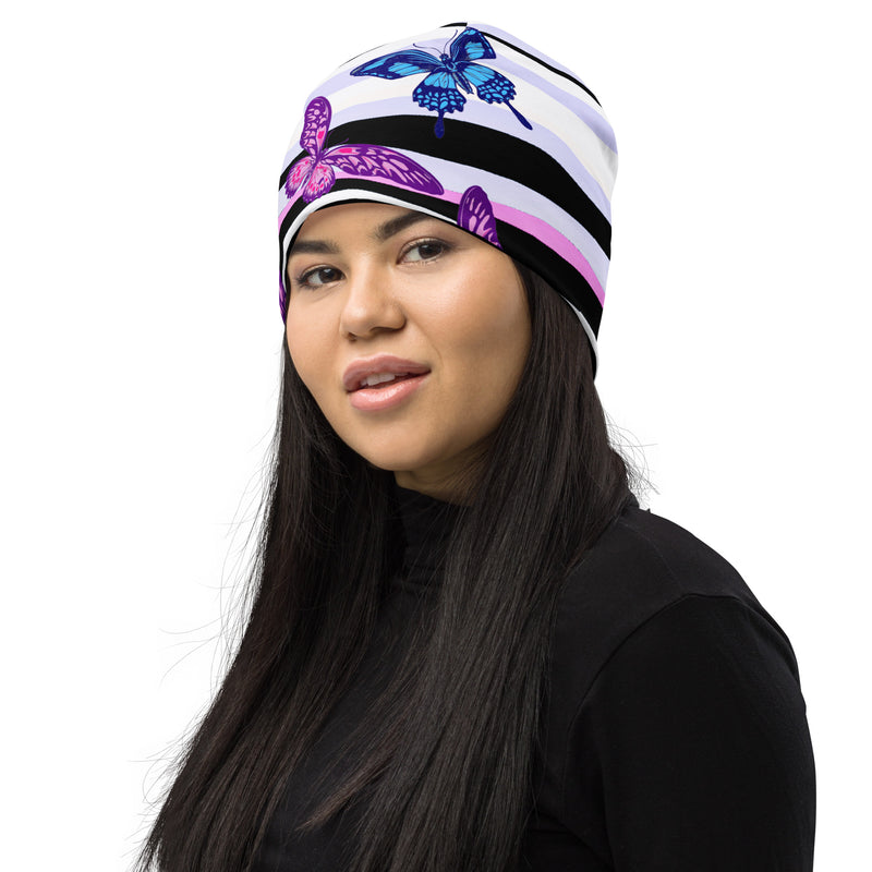 All-Over Print Beanie - Objet D'Art