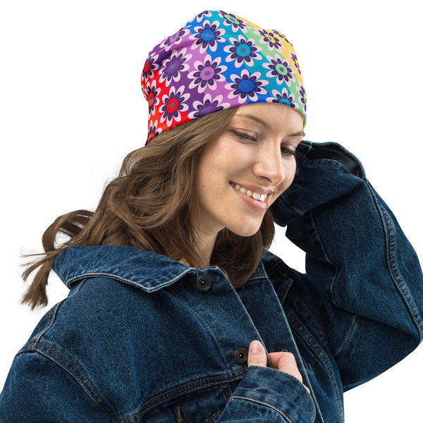 All-Over Print Beanie - Objet D'Art