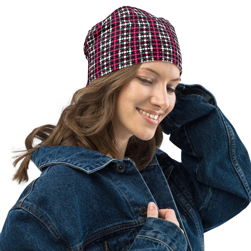All-Over Print Beanie - Objet D'Art