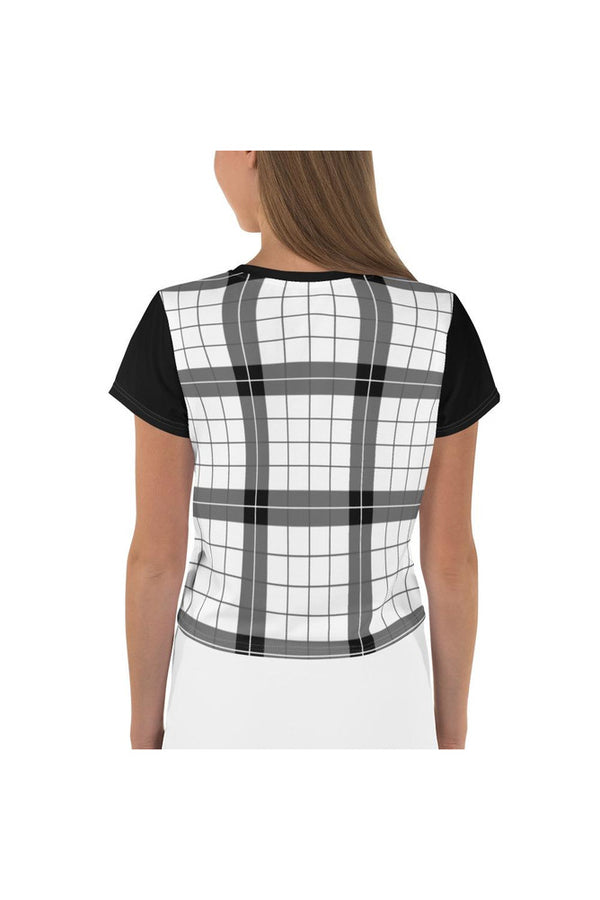 Plaid Crop Tee - Objet D'Art