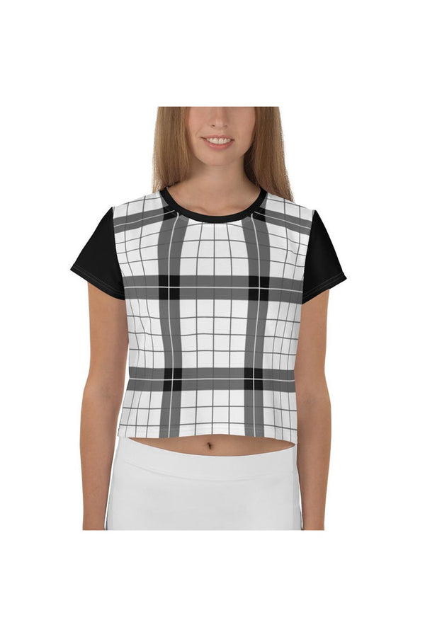 Plaid Crop Tee - Objet D'Art