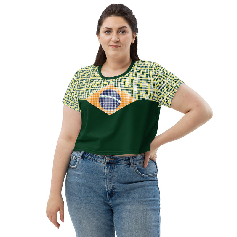 Brazil Crop Tee - Objet D'Art
